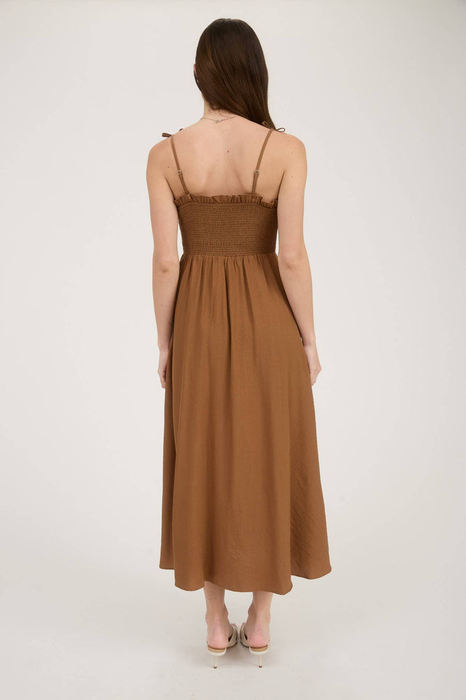 Sweetheart Bow Midi Dress