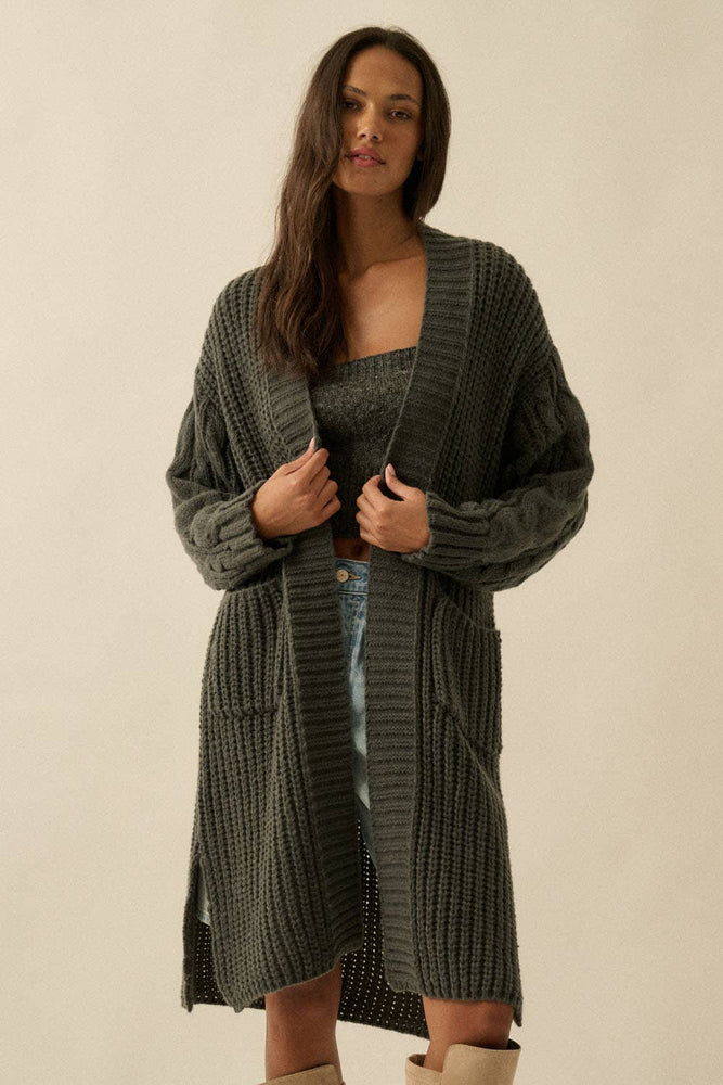 Cozy Kind of Days Long Cardigan