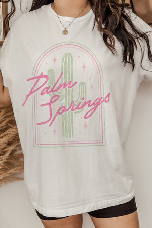 Palm Springs Retro Oversized T Shirt