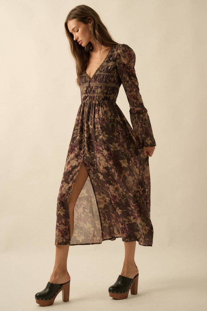 Flower Haze Midi Dress