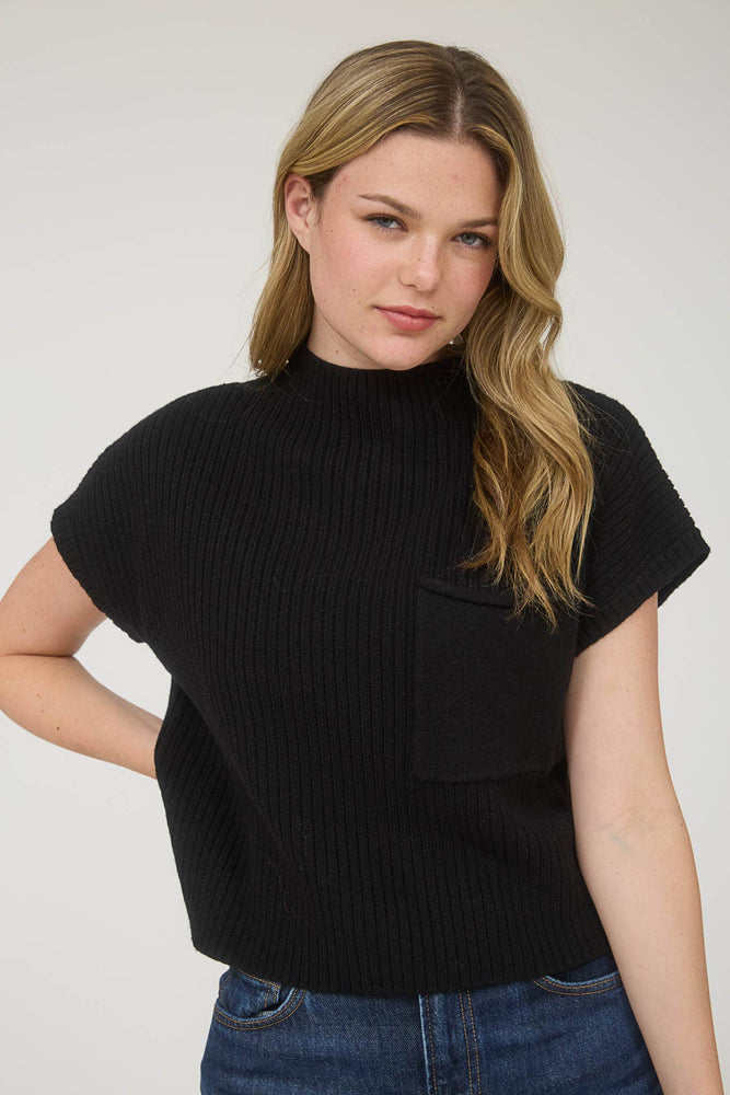 Central Park Knitted Pocket Top