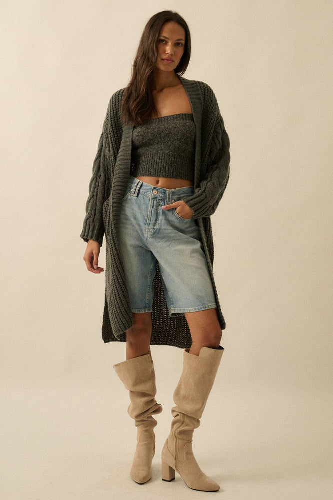 Cozy Kind of Days Long Cardigan