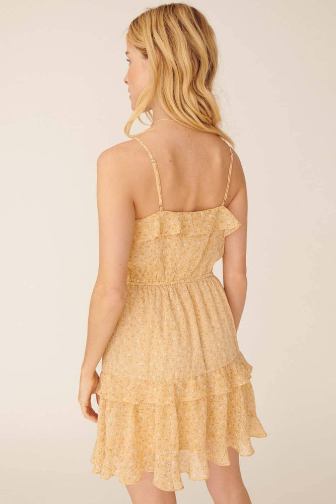 Dreamy and Floral Mini Dress