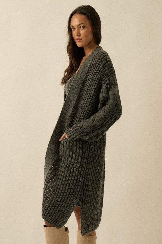 Cozy Kind of Days Long Cardigan