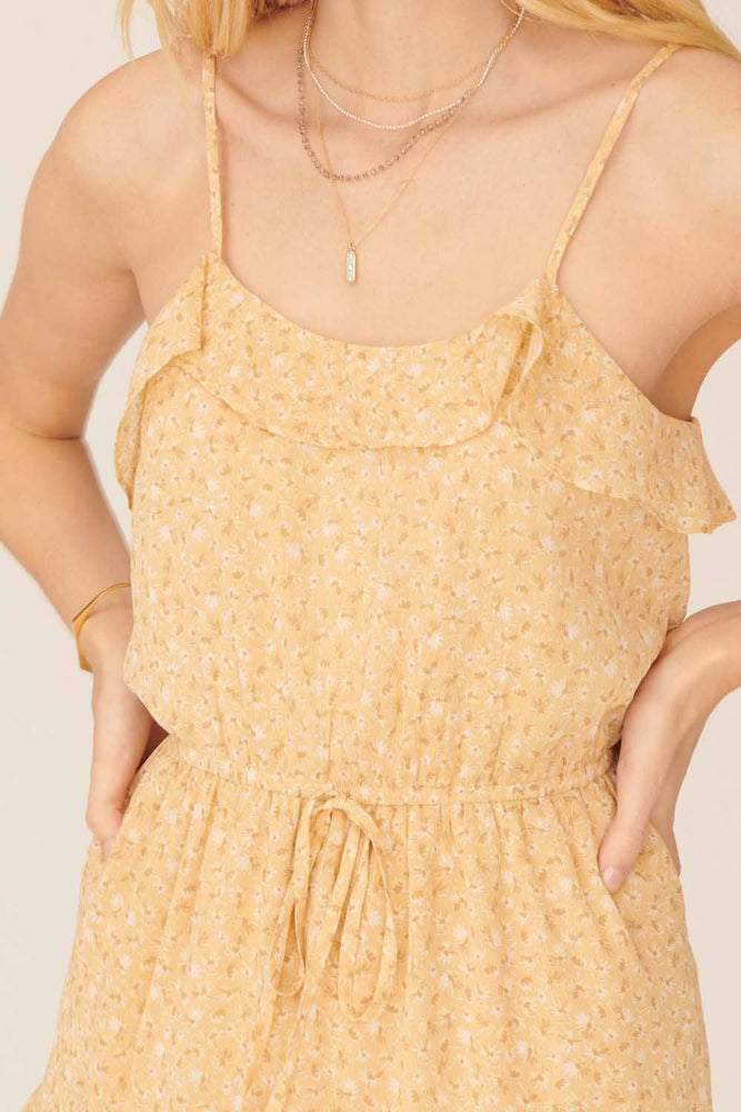 Dreamy and Floral Mini Dress