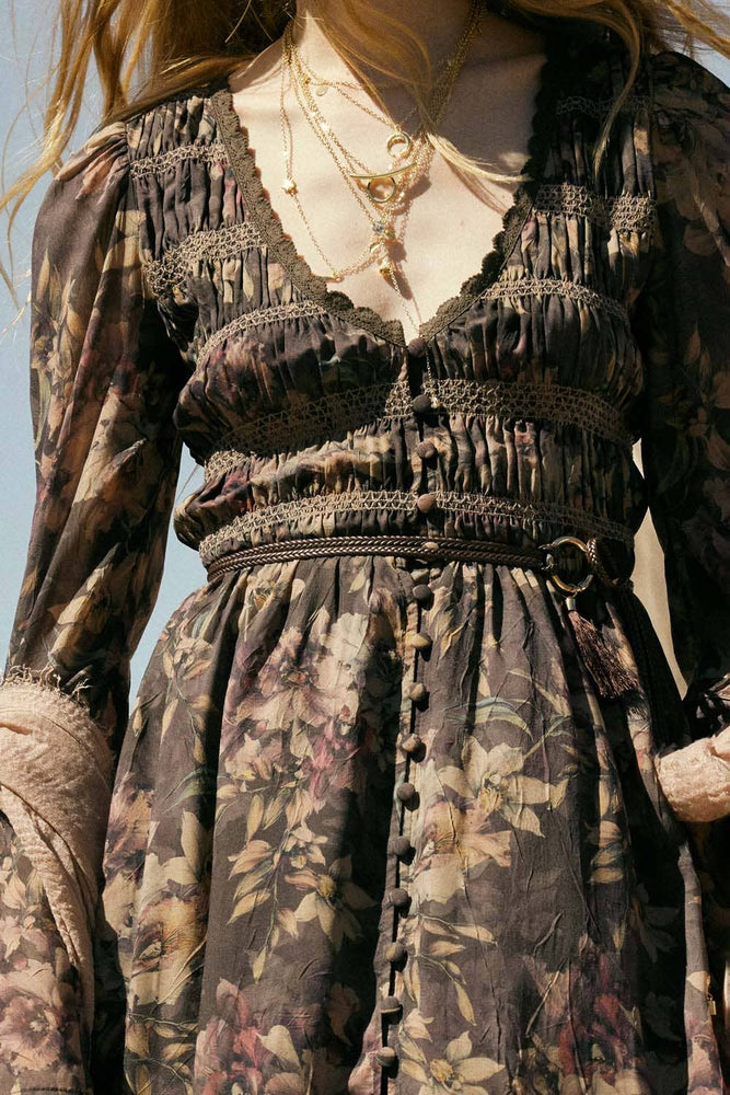 Flower Haze Midi Dress