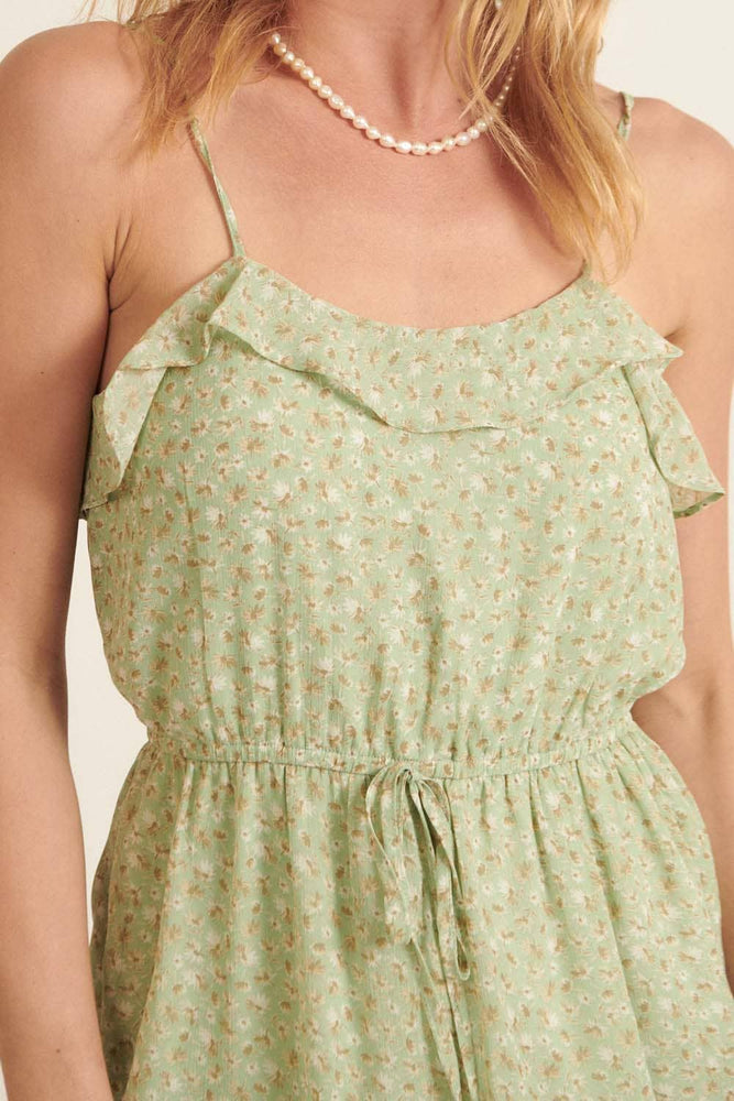 Dreamy and Floral Mini Dress