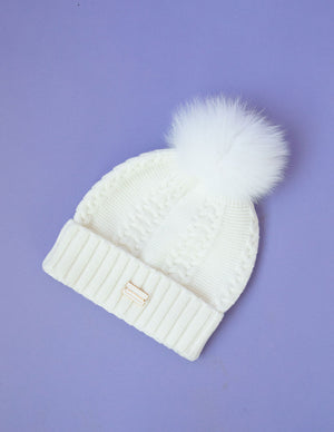 
                
                    Load image into Gallery viewer, Cozy Knit Pom Pom Toque
                
            