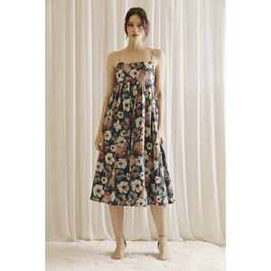 
                
                    Load image into Gallery viewer, Dusk Floral Midi Dress
                
            