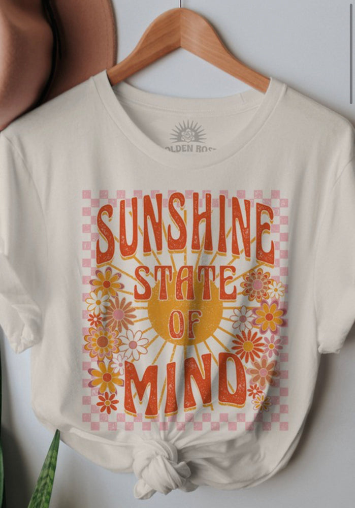 Sunshine State Of Mind Retro Oversized T Shirt