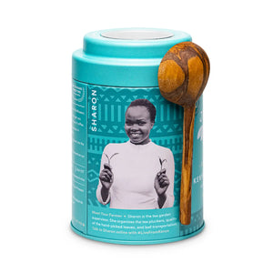 Kenyan Earl Grey Tin & Spoon - Organic, Fair-Trade Black Tea